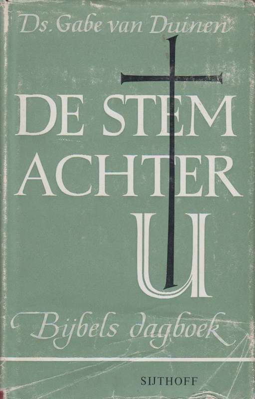 DE STEM ACHTER U SECONDHAND - VANDUINEN,G