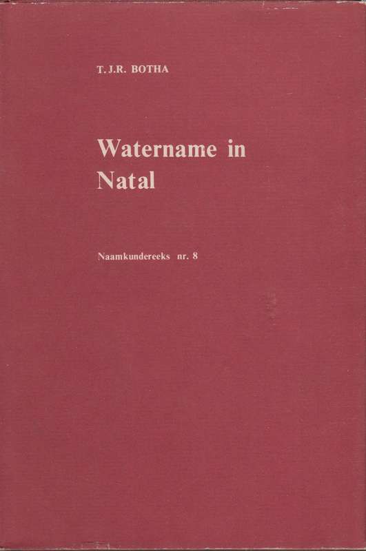 Watername in Natal - T.JR.Botha