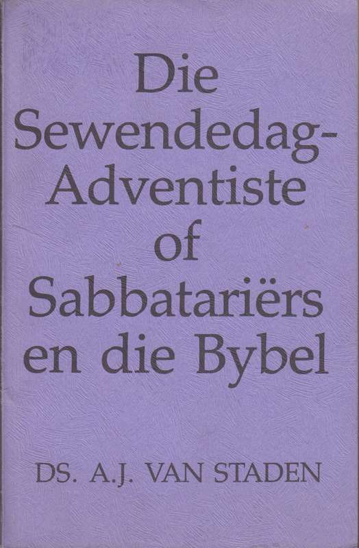 SEWENDEDAGADVENTISTE OF SABBATARIERS EN - VANSTADEN,A