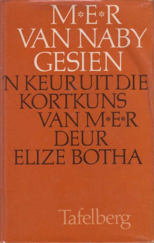 MER VAN NABY GESIEN - BOTHA,E