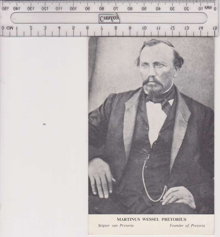 POSTCARD MARTINUS WESSEL PRETORIUS - POSTCARD