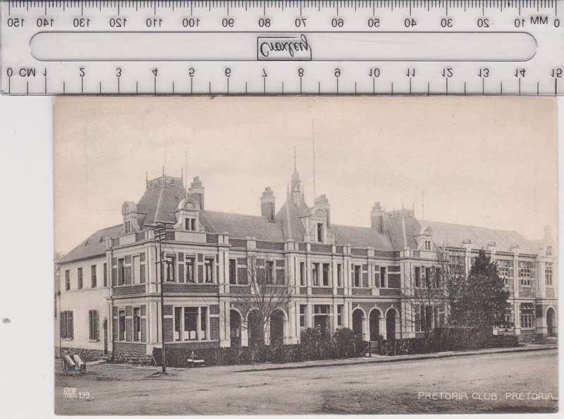 POSTCARD PRETORIA CLUB - POSTCARD