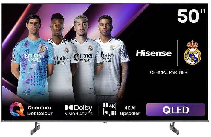 Hisense 50-Inch Q6N Smart 4K UHD QLED TV with Quantum Dot & Dolby Vision - cutting-edge technolog...