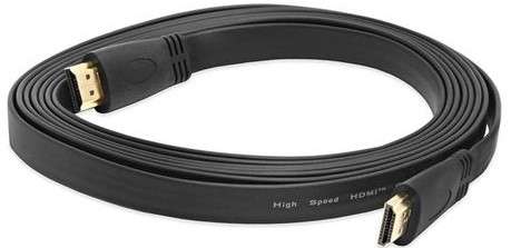 UniQue 4K 10M HDMI Flat Cable - provides a reliable connection for high-definition devices ensuri...