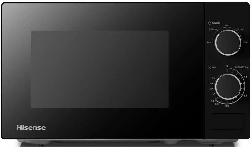 Hisense 20L Solo Premium Black Manuel Microwave