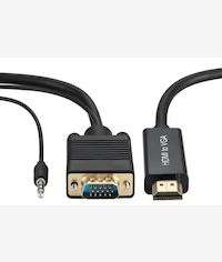 Unique 0.75m HDMI Male to VGA Female Video Adapter Cable