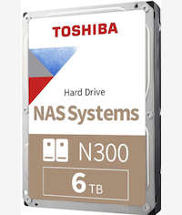 Toshiba 6TB N300 NAS 3.5 Inch SATA Hard Drive