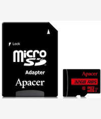 Apacer MicroSD With Adapter 32GB Class 10 Memory Card