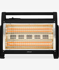 Mellerware Heater 2 Heat Settings Quartz Plastic Black 4