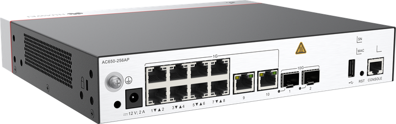 AC650-256AP mainframe (10*GE ports  2*10GE SFP+ ports  with the AC/DC adapter)