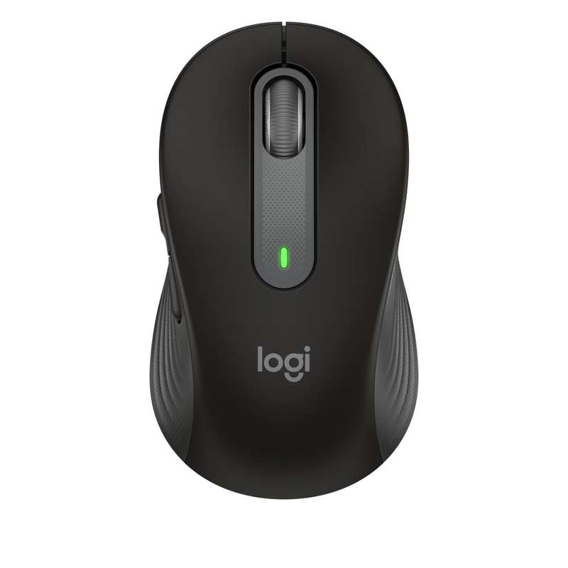 Logitech M650 - Signature Wireless Mouse - Graphite - Bluetooth - Logi Bolt Receiver