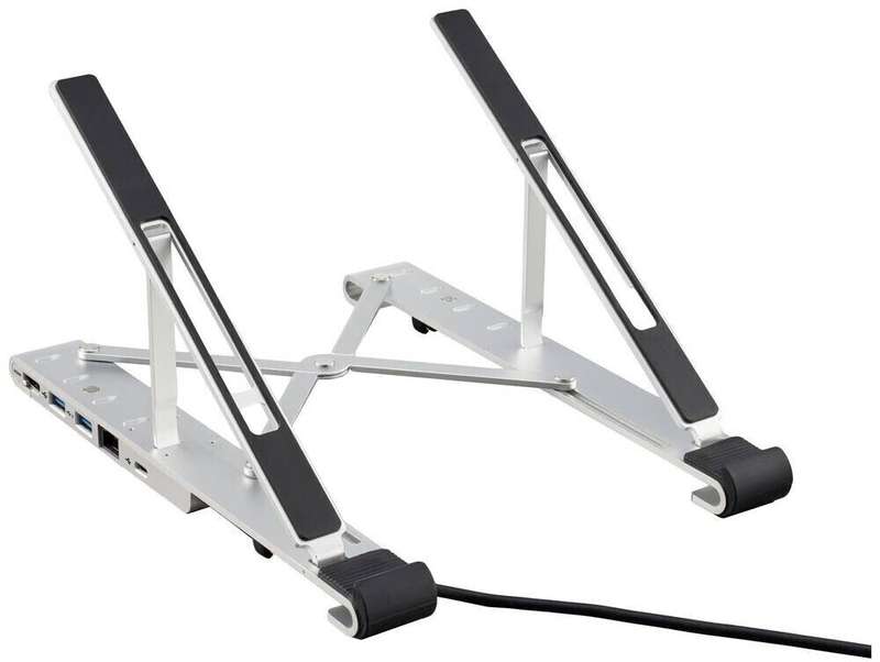Acer notebook stand USB Type-C 6 in 1 Stand/Dock Type C + HDMI + RJ45(LAN) + 2 x USB A Sliver ADK...