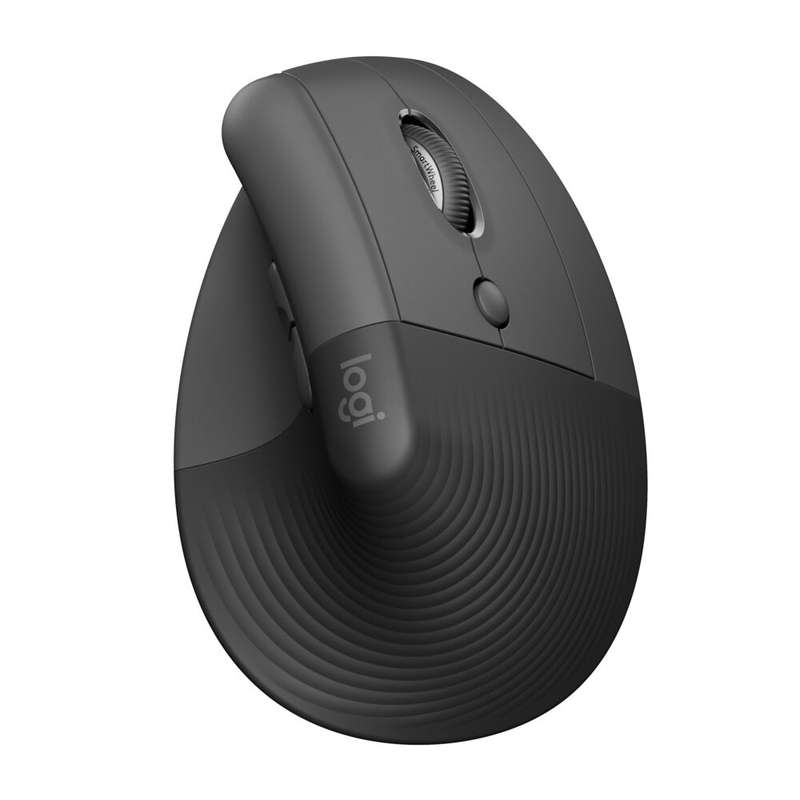 Logitech Lift - Wireless Ergonomic Mouse - Graphite - Logi Bolt Receiver