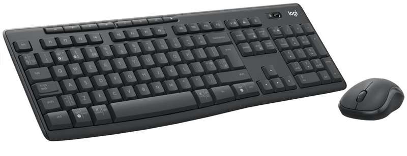 Logitech MK370 - Wireless Keyboard and Mouse combo - Graphite - Logi Bolt receiver - Silent