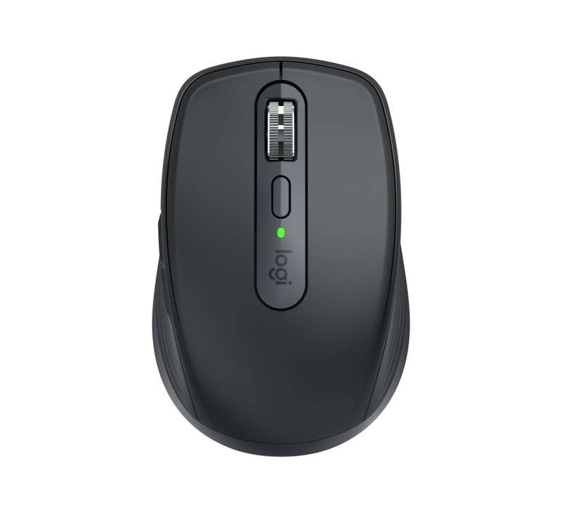 Logitech MX Anywhere 3s - Wireless Mouse - Silent - Bluetooth - Graphite - Logi Bolt Receiver