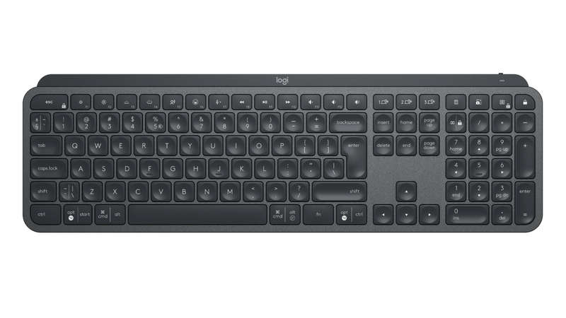 Logitech MX Master Keys - Wireless Keyboard - Graphite - Illuminated