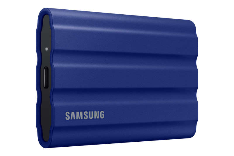 Samsung T7 Shield Portable SSD 1 TB/ Transfer speed up to 1050 MB/s/ USB 3.2 (Gen2/ 10Gbps) backw...