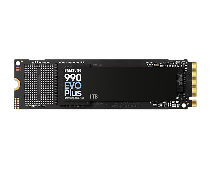 SAMSUNG 990 Evo Plus 1 TB NVMe SSD - Read Speed up to 7250 MB/s  Write Speed to up 6300 MB/s  Ran...