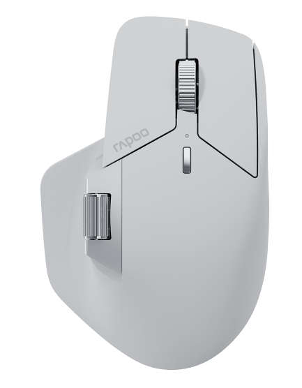 RAPOO / M760L - Large  multi-mode wireless mouse  Pale grey