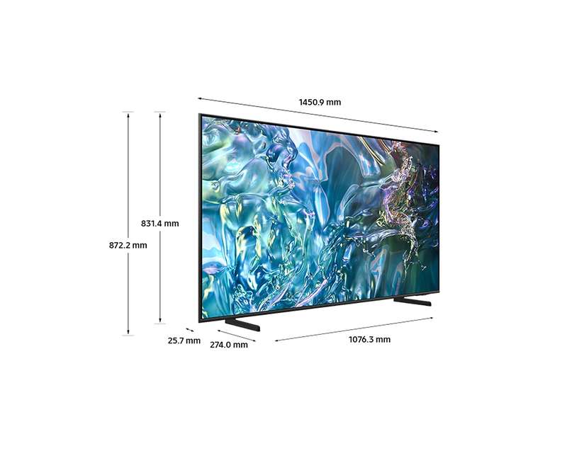 SAMSUNG 65'' QLED TV 100% COLOUR VOLUME (QUANTUM DOT)/ QUANTUM PROCESSOR LITE/ QUANTUM HDR/ HDR 10+