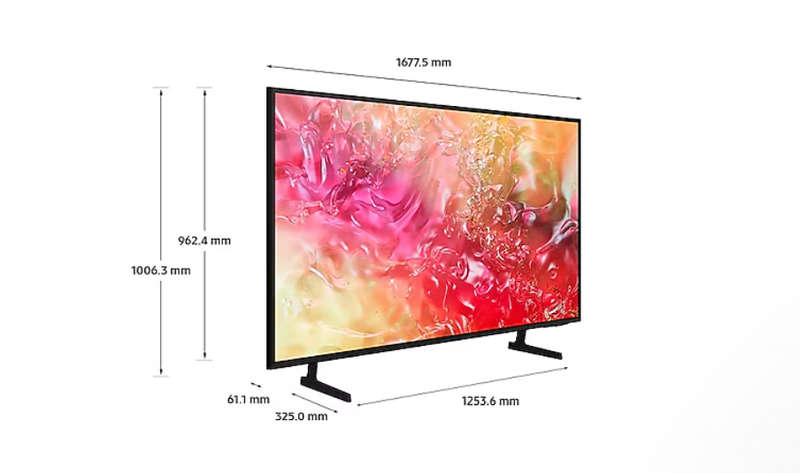 SAMSUNG 75" UHD TV PURCOLOUR  HDR 10+  UHD DIMMING  SMART TV (TIZEN OS)  ADAPTIVE SOUND  AUTO GAM...
