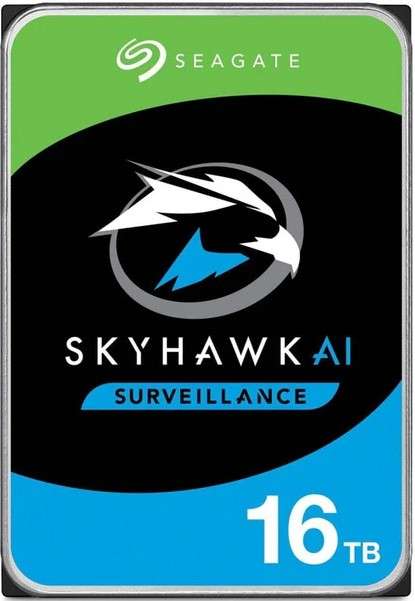 Seagate SkyHawk AI 3.5-inch 16TB 7200 RPM SATA III Internal HDD