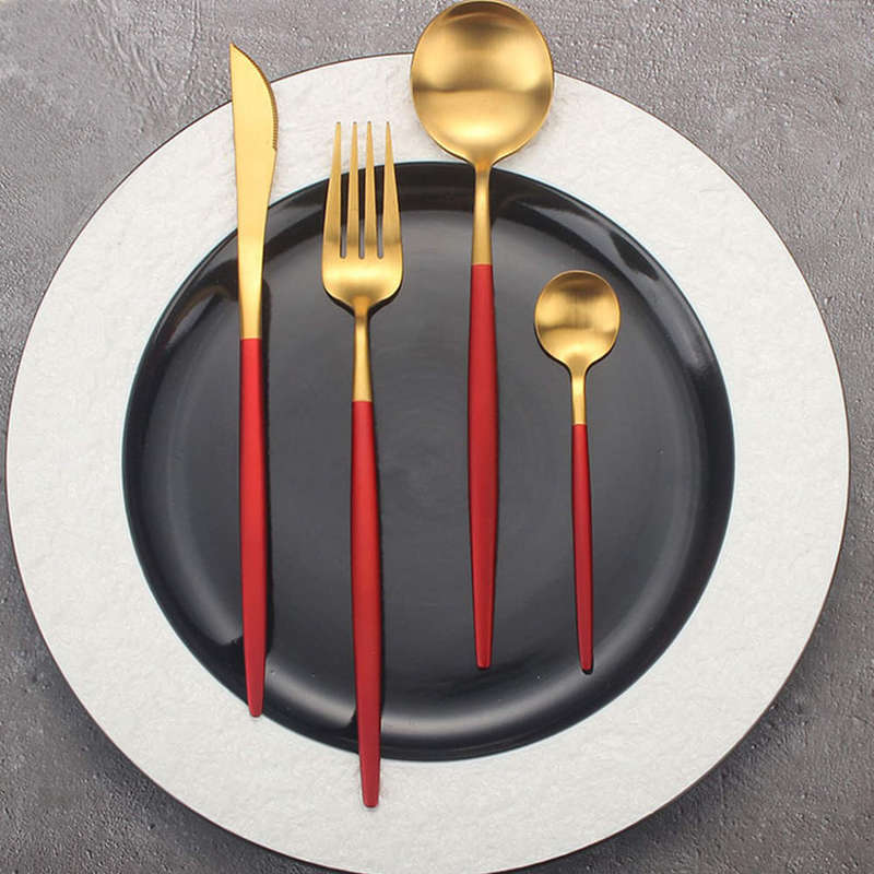 24 PCs Premium Steel Cutlery Set
