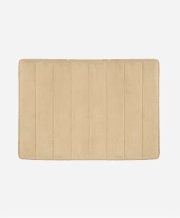 JACK Brown 80 Cm X 50 Cm Memory Foam Bath Mat - LIGHT BROWN (REFURBISHED)