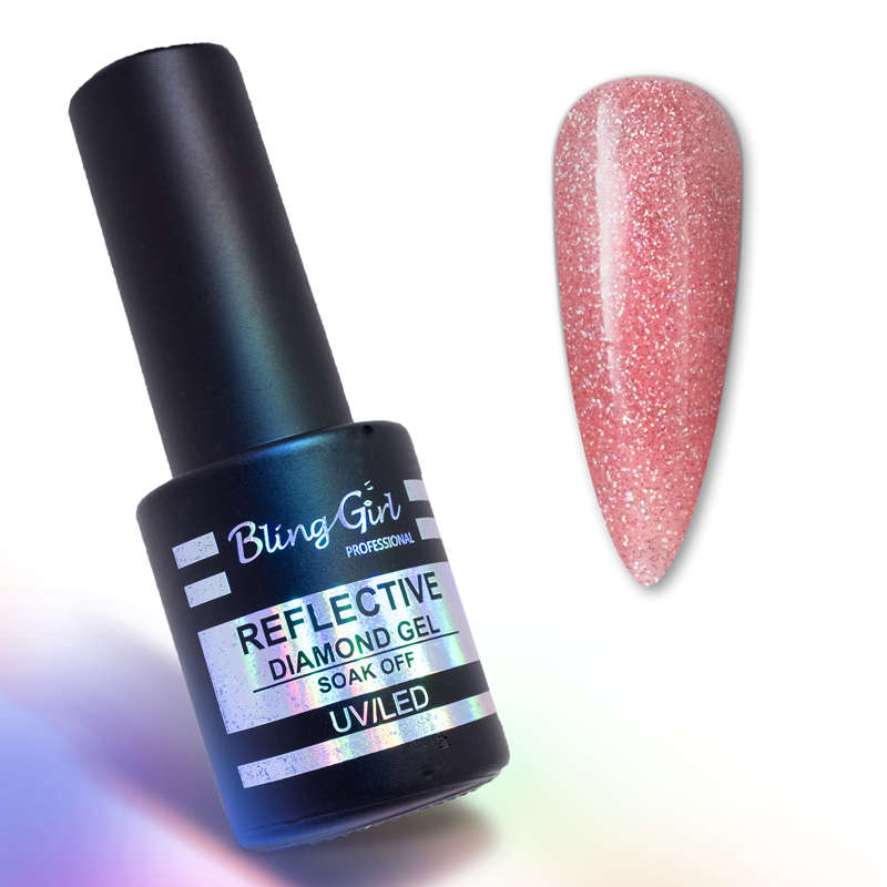 Bling Girl Reflective Diamond Gel Soak Off UV/LED 10ml #003