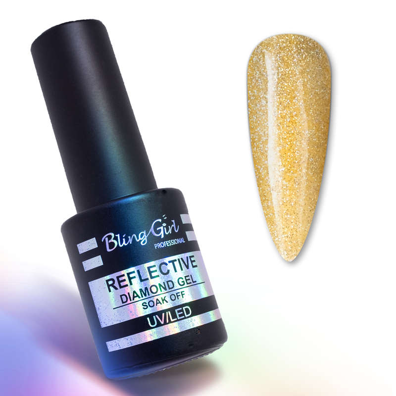 Bling Girl Reflective Diamond Gel Soak Off UV/LED 10ml #005