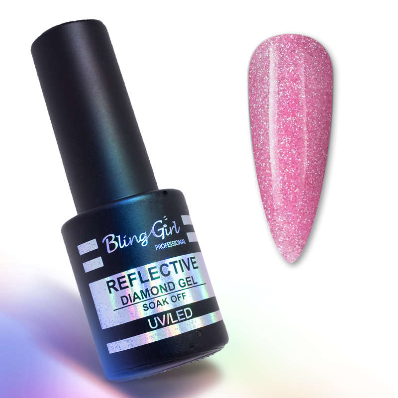 Bling Girl Reflective Diamond Gel Soak Off UV/LED 10ml #006