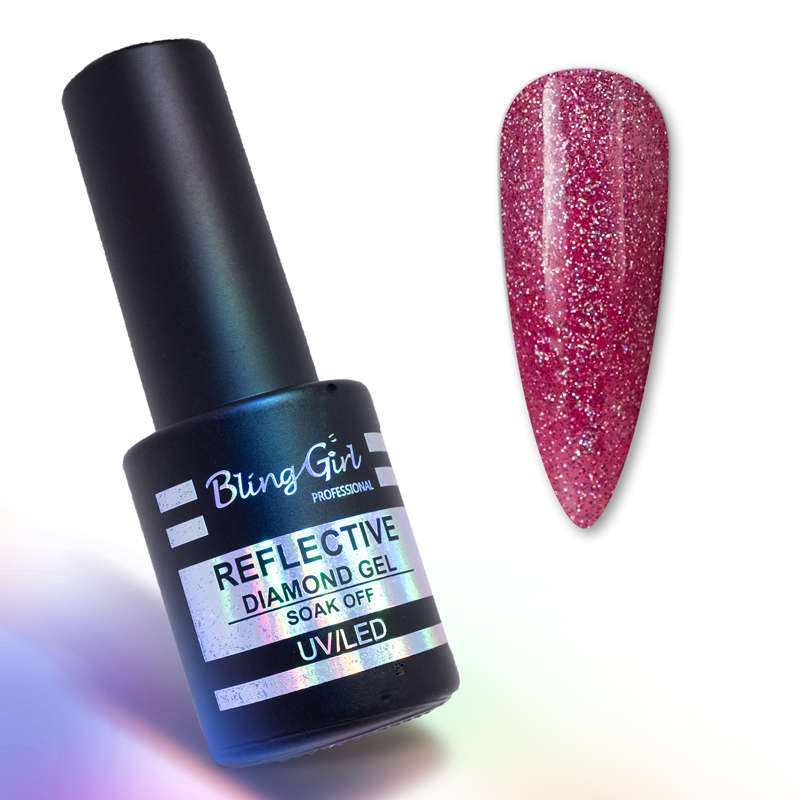 Bling Girl Reflective Diamond Gel Soak Off UV/LED 10ml #011