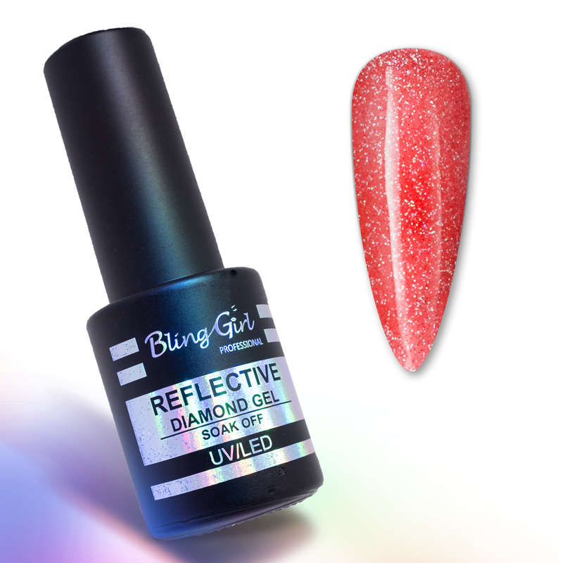 Bling Girl Reflective Diamond Gel Soak Off UV/LED 10ml #013