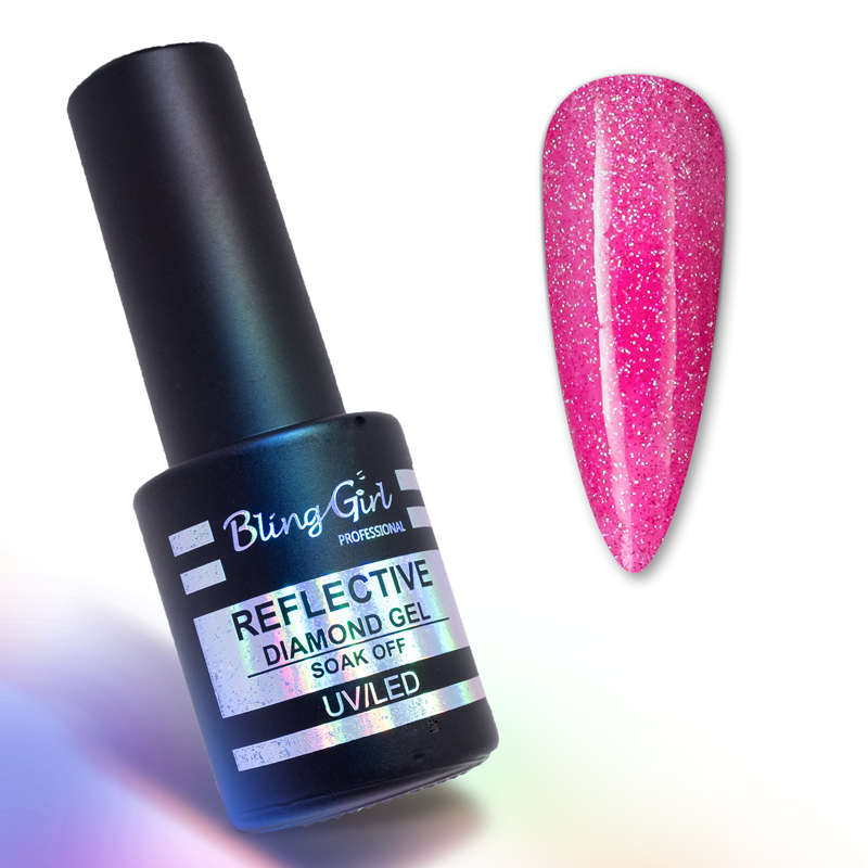 Bling Girl Reflective Diamond Gel Soak Off UV/LED 10ml #015