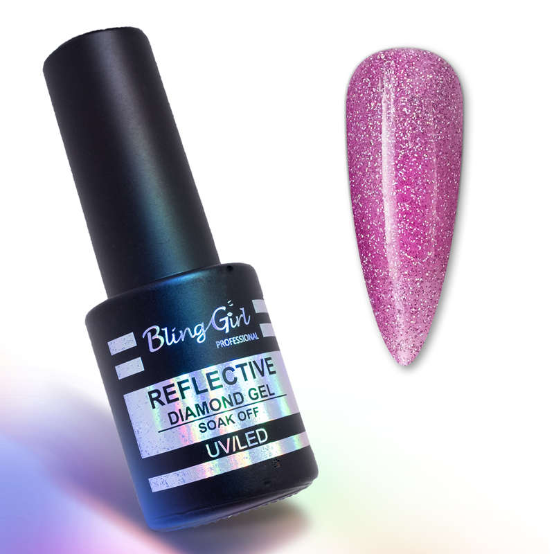 Bling Girl Reflective Diamond Gel Soak Off UV/LED 10ml #016