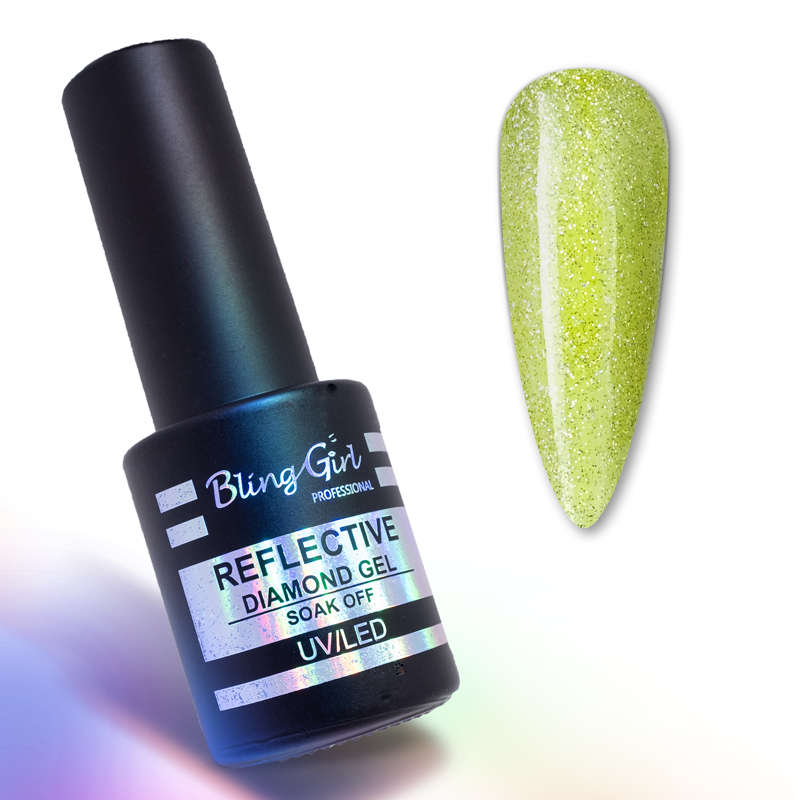 Bling Girl Reflective Diamond Gel Soak Off UV/LED 10ml #019