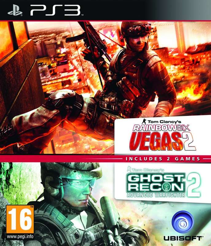 PS3 - Tom Clancy's Rainbow Six: Vegas 2: Complete Edition + Tom Clancy's Ghost Recon: Advanced Wa...