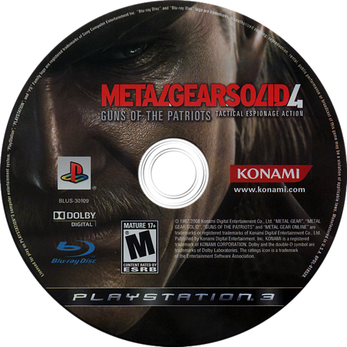 PS3 - Metal Gear Solid 4: Guns of the Patriots - Pre-Owned