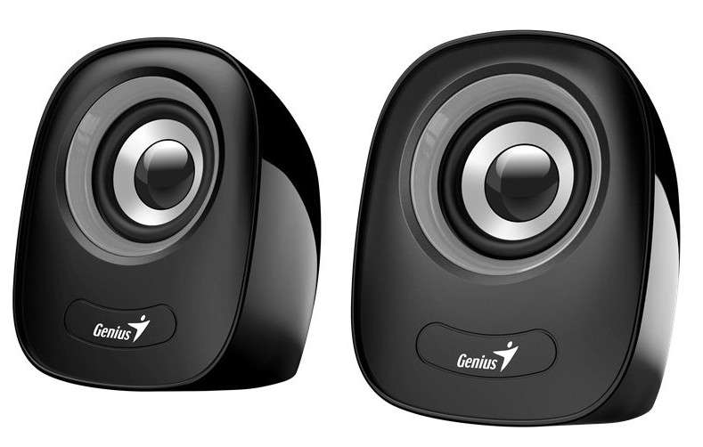 Genius SP-Q160 USB Powered 3.5mm Plug Desktop Speakers - Genius