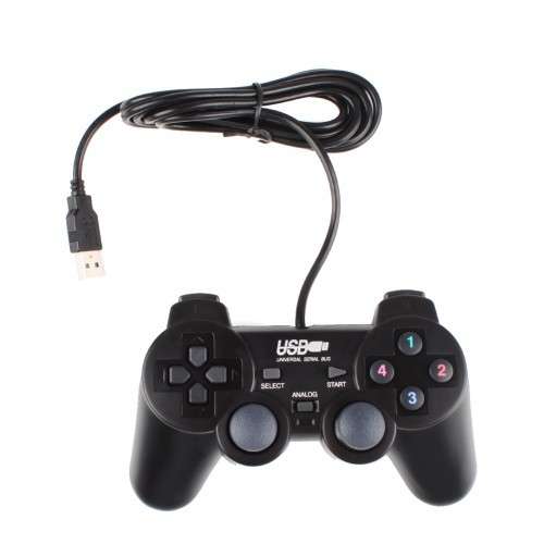 Analog Double Shock Vibrating Gamepad USB Wired for PC