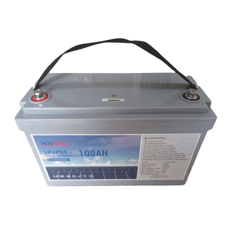 Hoselect 12.8v 100ah Lithium battery (depth of discharge is 60%)