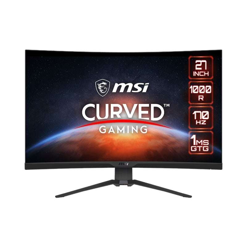 MSI MAG275CQRF-QD 27 VA Curved Gaming Monitor (1000R, 2560x1440, 1ms, 170Hz)