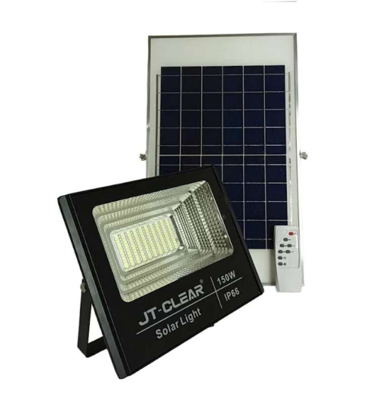JT Clear 150W solar flood light
