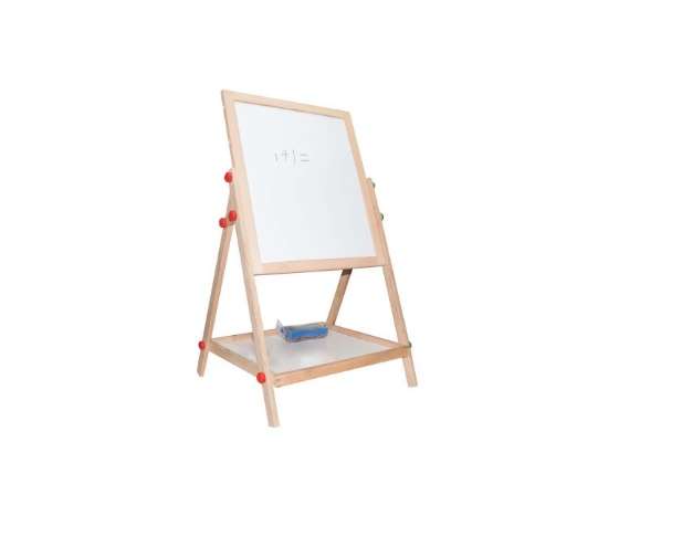 2 In 1 Easel Wooden White And Black Board