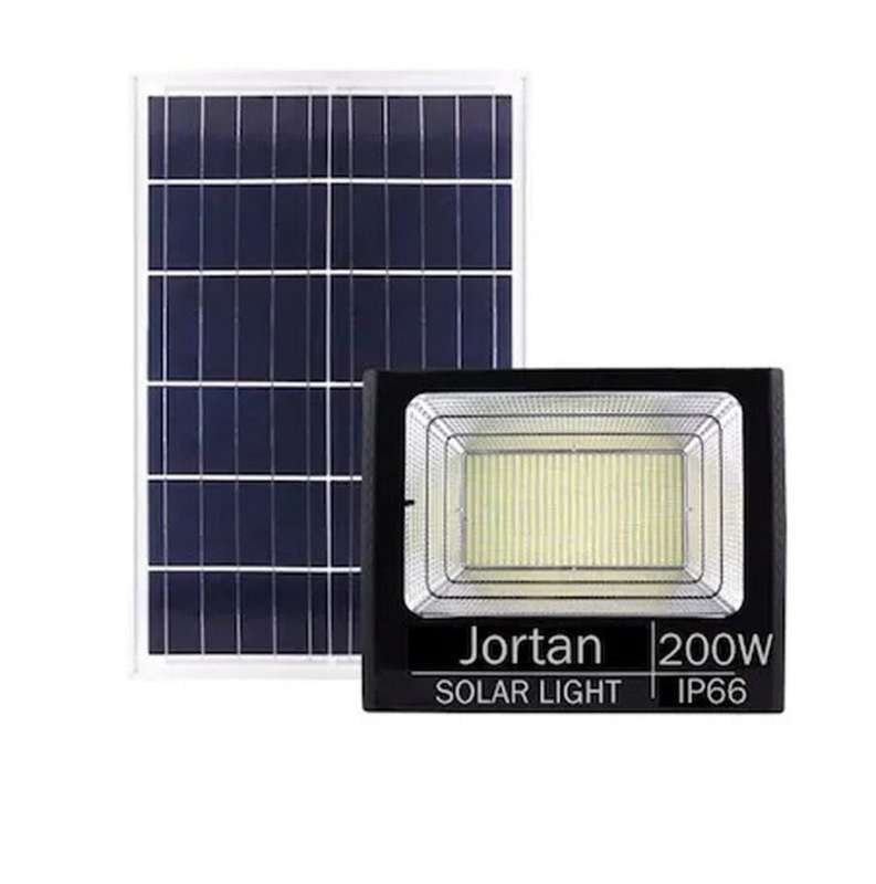 200W solar flood lamp &amp; solar panel with remote control Jortan