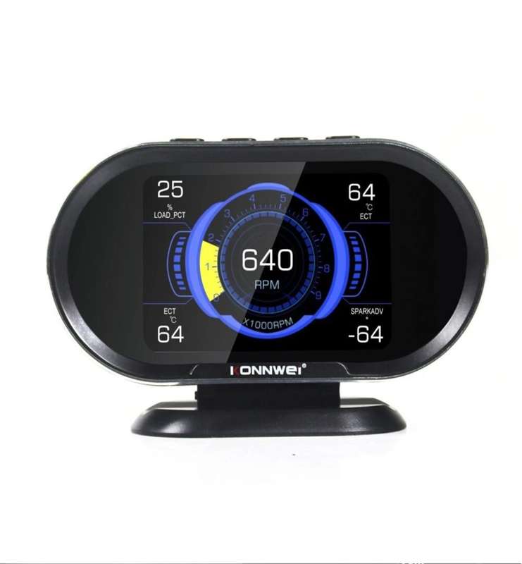 KW206 auto onboard computer gauge and OBII engine scanner