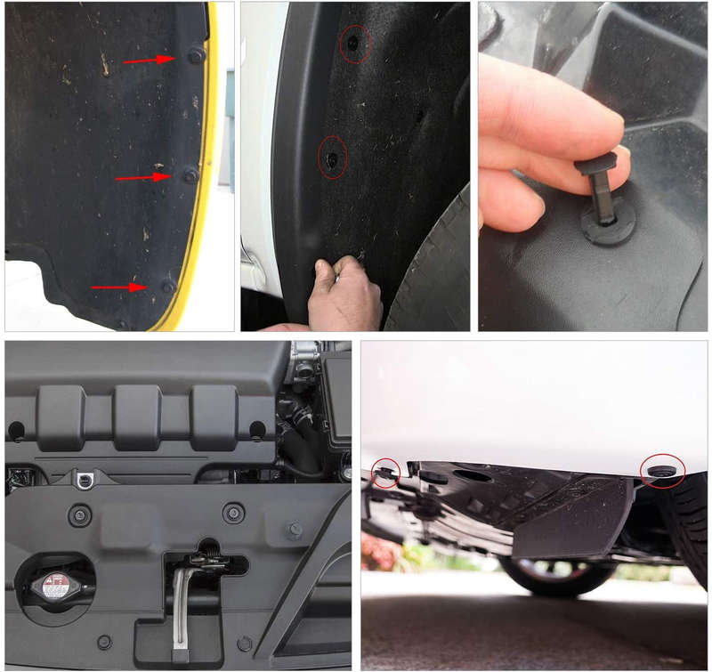Universal Car Retainer Clips Kit - 240pcs