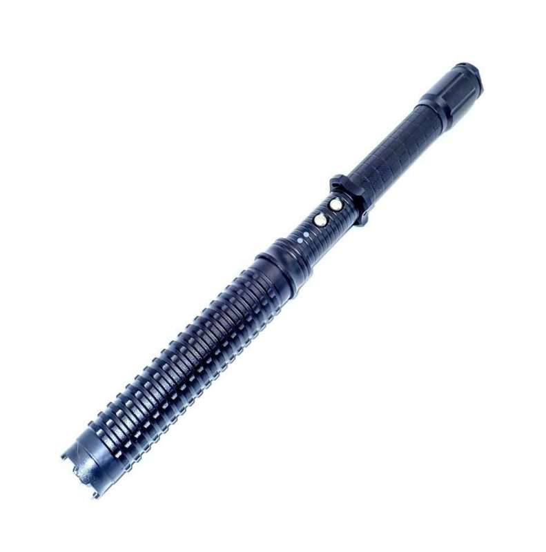 Stun gun telescopic baton CREE LED flashlight