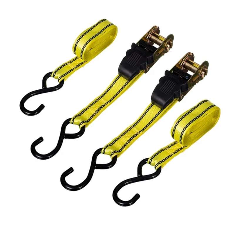 Ratchet tie down  yellow &amp; black