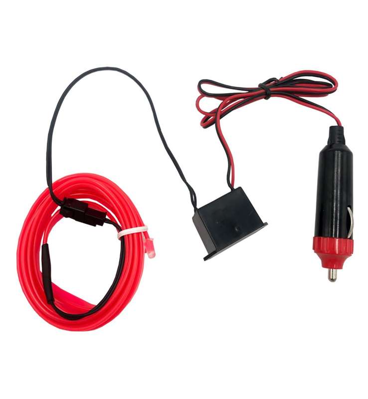 2 Meter red car interior atmosphere cold light line
